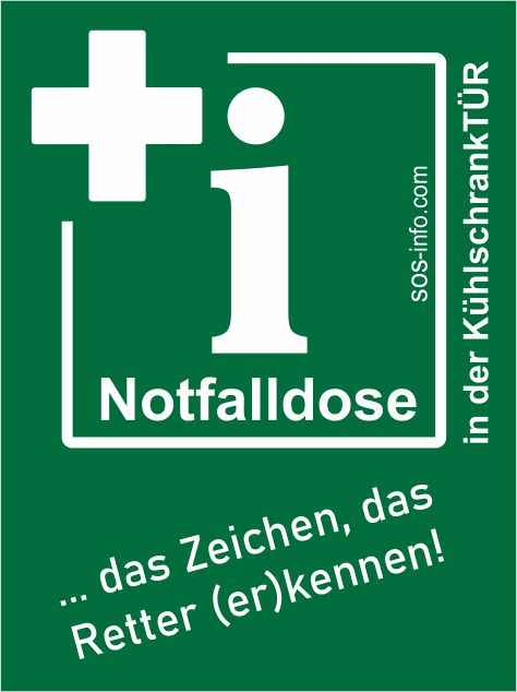 SOS-Info-Notfallordner + Notfalldose Set