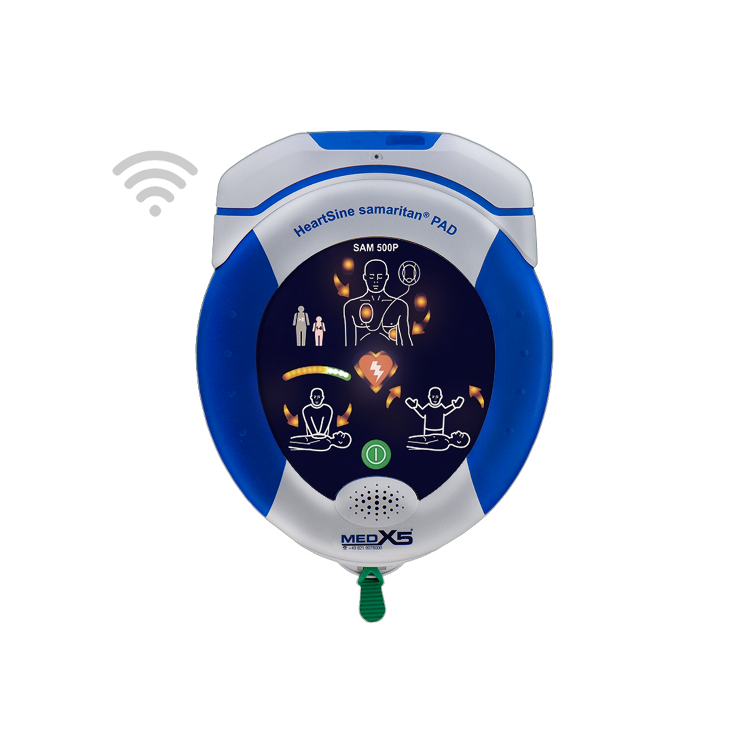 HeartSine samaritan® PAD 500P-GTW Reanimations-Defibrillator mit WLAN-/WiFi Fernüberwachung