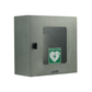 Defibrillator AED Außen-Wandkasten klimatisiert, mit Alarmen, beleuchtet, Universalgröße