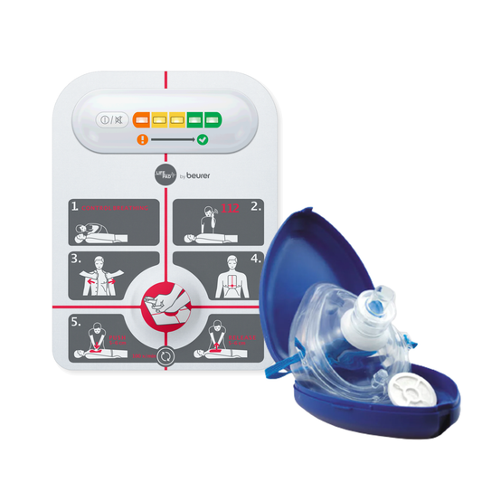 LifePad® Reanimationshilfe mit Beatmungsmaske inkl. Handschuhe